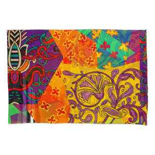 Indian Turkish Festive Patchwork Mandala Kissenbezug