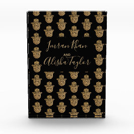 Indian Wedding Gold hamsa Henna Willkommen Fotoblock