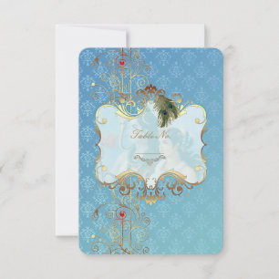 Indian Wedding II - Tischnummer Card