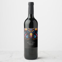 Indian Wedding Theme Elephant Floral Black