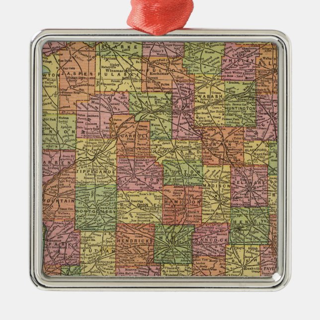 Indiana 10 silbernes ornament (Vorne)