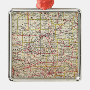 Indiana 7 silbernes ornament