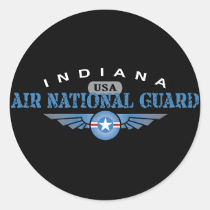 Indiana Air National Guard Runder Aufkleber
