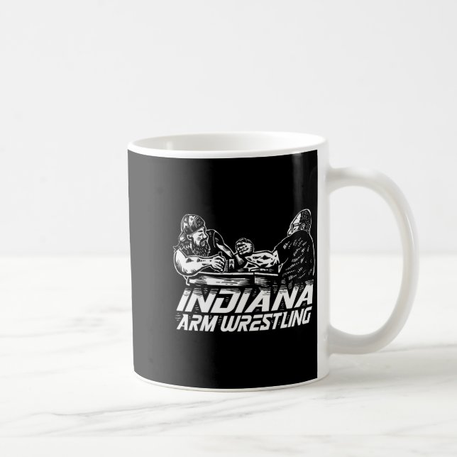 Indiana Arm Wrestling  Kaffeetasse (Rechts)