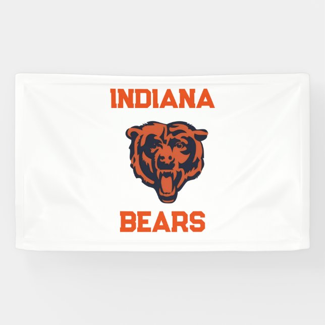 Indiana Bären Flagge Banner (Horizontal)
