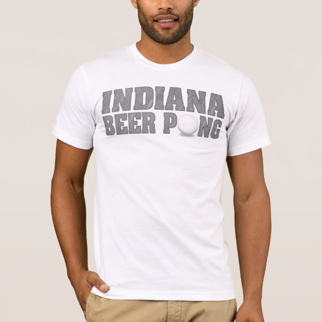 Indiana-Bier Pong T - Shirts (Vorderseite)