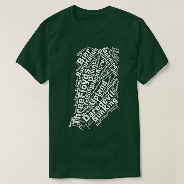 Indiana Breweries T-Shirt (Design vorne)