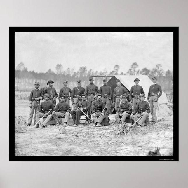 Indiana Cavalry in Petersburg, VA 1864 Poster (Vorne)