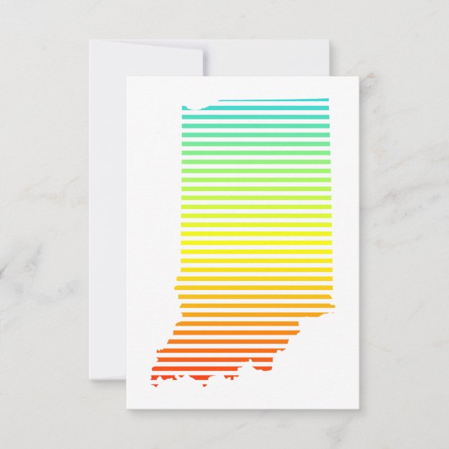 Indiana Chill Fade Einladung (Vorderseite)