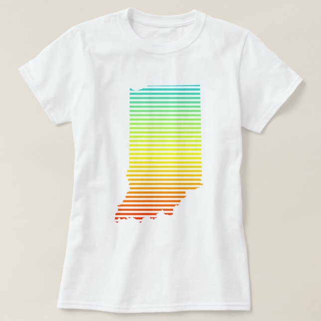 Indiana Chill Fade T-Shirt (Design vorne)