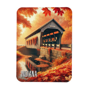 Indiana Covered Bridge Magnet