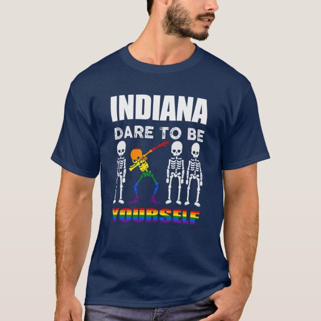 Indiana dare to be yoursPremium T-Shirt (Vorderseite)