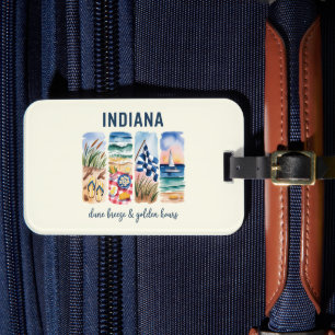 Indiana - Dünenbrise und goldene Stunden Gepäckanhänger