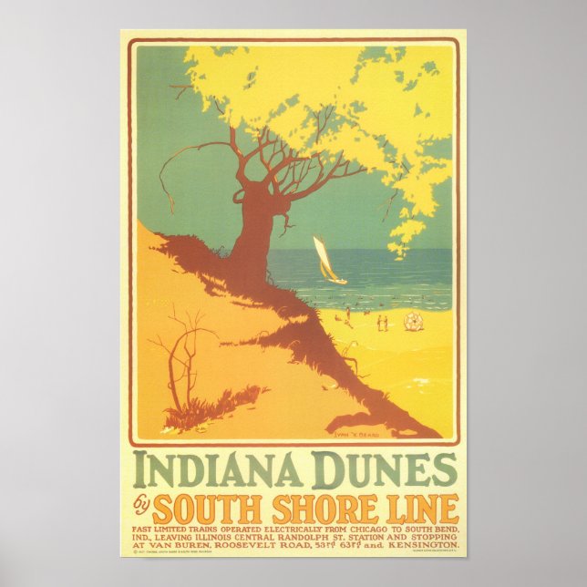 Indiana Dunes Beach Poster (Vorne)