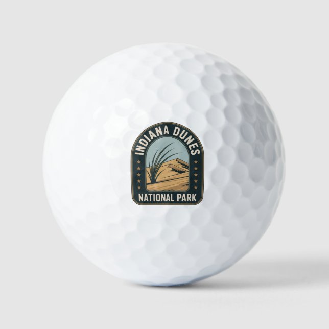 Indiana Dunes National Park Adventure Golfball (Vorderseite)
