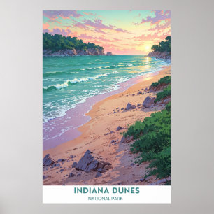 Indiana Dunes National Park, Amerika Poster