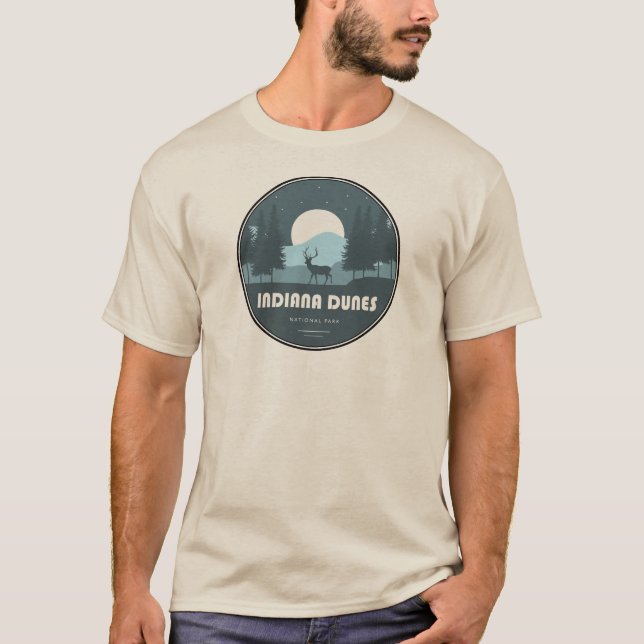 Indiana Dunes National Park Deer T-Shirt (Vorderseite)