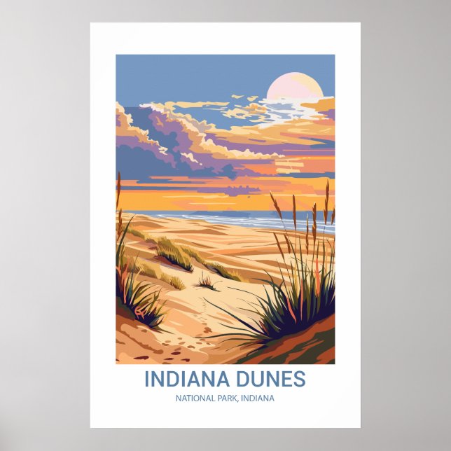Indiana Dunes National Park Indiana USA Poster (Vorne)