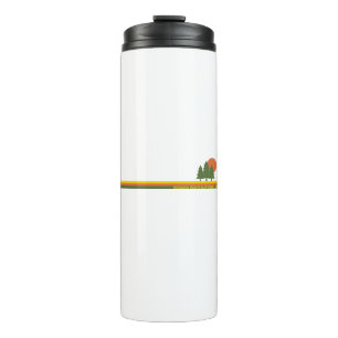 Indiana Dunes National Park Kiefern Sonne Thermosbecher