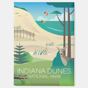 Indiana Dunes National Park Kühlschrank Magnet