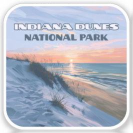 Indiana Dunes National Park Lake Michigan Aufkleber