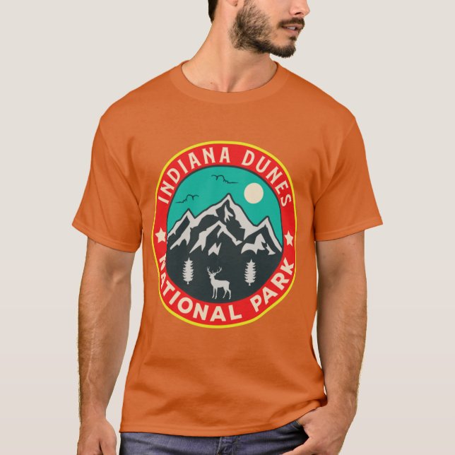 Indiana Dunes National Park Oversized 3 T-Shirt (Vorderseite)