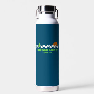 Indiana Dunes National Park Retro Trinkflasche