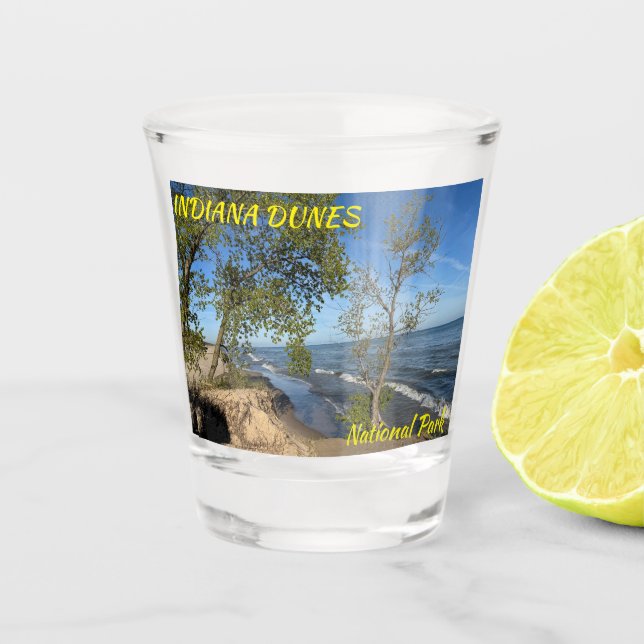 Indiana Dunes National Park Shot Glass Schnapsglas (Vorderseite)