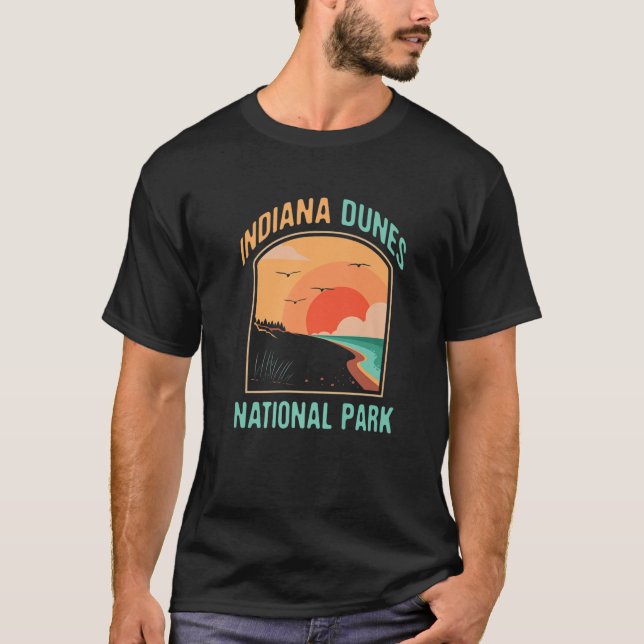 Indiana Dunes National Park US-Geschenk T-Shirt (Vorderseite)