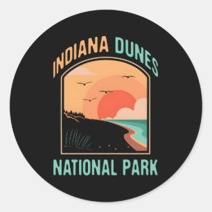 Indiana Dunes National Park Us Runder Aufkleber