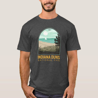 Indiana Dunes National Park Vintage Emblem T-Shirt