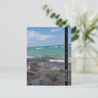 Indiana Dunes Nationalpark Beach Veiw Postkarte