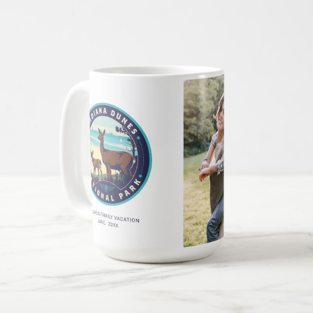 Indiana Dunes Nationalpark Kaffeetasse (Vorderseite Links)