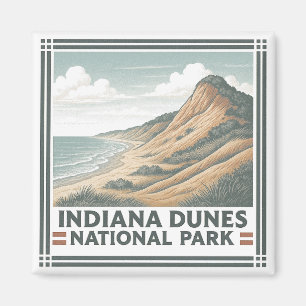 Indiana Dunes Nationalpark Magnet