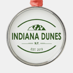 Indiana Dunes Nationalpark Ornament Aus Metall