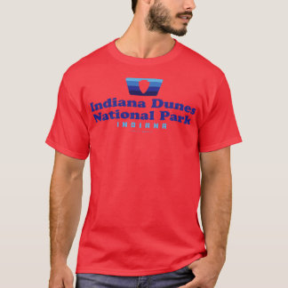 Indiana Dunes Nationalpark Retro Abzeichen Arrowhe T-Shirt