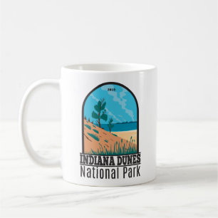 Indiana Dunes Nationalpark Vintag Kaffeetasse
