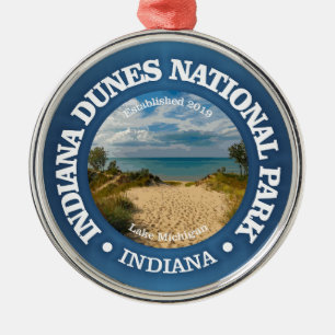 Indiana Dunes NP2 Ornament Aus Metall