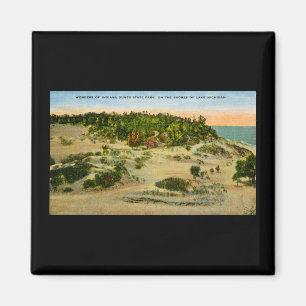 Indiana Dunes Staat Park Lake Michigan, Indiana Magnet