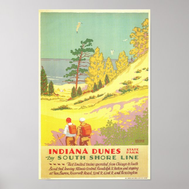 Indiana Dunes Staat Park Poster (Vorne)