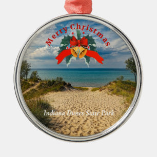 Indiana Dunes Staat Park Weihnachten Ornament Aus Metall