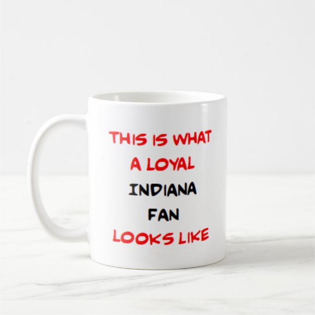 indiana fan, loyal kaffeetasse (Links)