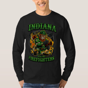 Indiana Feuerwehrleute Irish Fir Na Tine St Patric T-Shirt