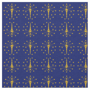 Indiana Flag & America Staat Fabric/USA mode Stoff