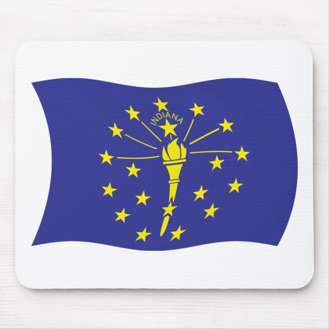 Indiana Flag Mousepad (Vorne)