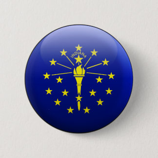 Indiana-Flagge Button