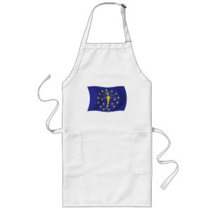 Indiana-Flaggen-Schürze Lange Schürze