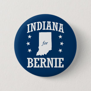 INDIANA FÜR BERNIE SANDERS BUTTON