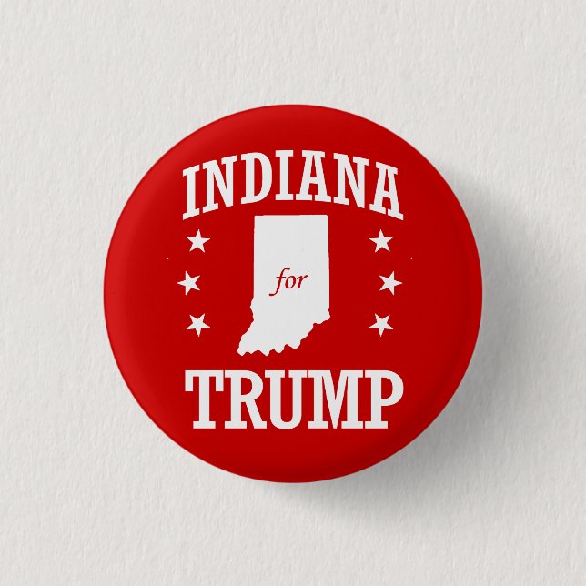 INDIANA FÜR TRUMP BUTTON (Vorderseite)