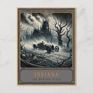 Indiana Gothic Art Postkarte